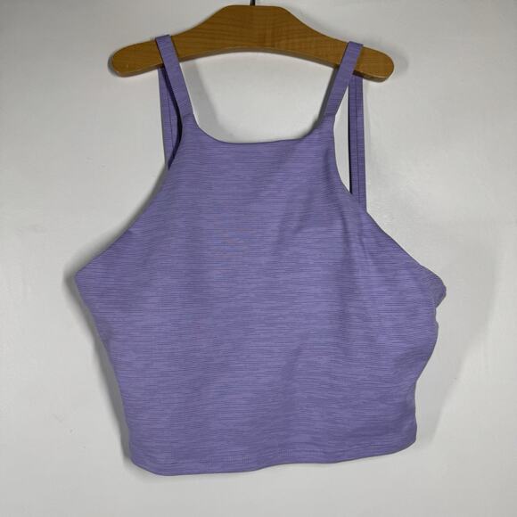 Outdoor Voices Tech Sweat Criss Cross Wisteria Purple Size XS Adjustable - Picture 5 of 7